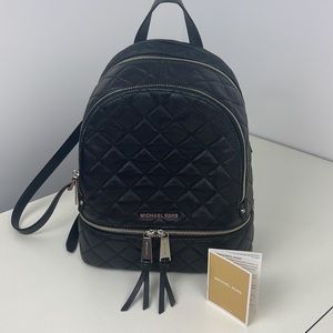 MICHAEL Michael Kors Rhea Leather Quilted Backpack